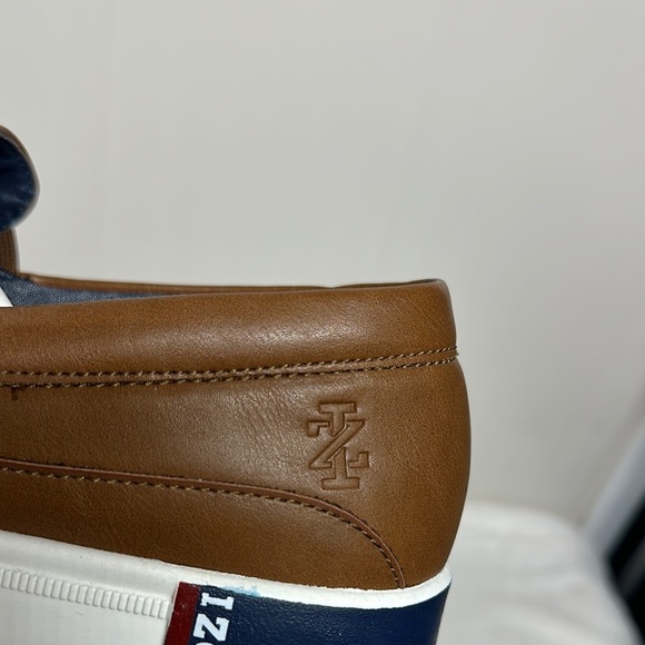 Izod Brown and White Loafers Sleek Slip-On Design - Picture 7 of 11
